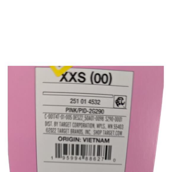 Bikini Top Striped Bralette‎ Stoney Clover Lane x Target Pink White XXS Swimsuit - Picture 4 of 6